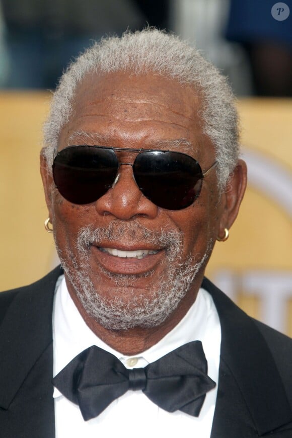 Morgan Freeman aux Screen Actors Guild Awards à Los Angeles, le 18 janvier 2014.