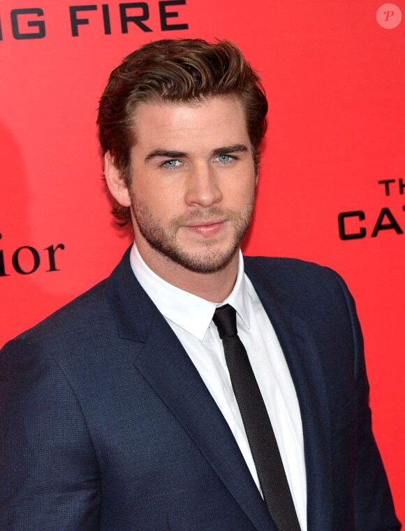 Liam Hemsworth - Première du film "The Hunger Games 2 : Catching Fire" à New York, le 20 novembre 2013.