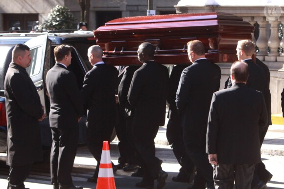 Les funérailles de Philip Seymour Hoffman à New York, le 7 février 2014.