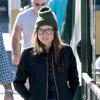 Ellen Page va déjeuner au restaurant à West Hollywood, le 16 janvier 2014.