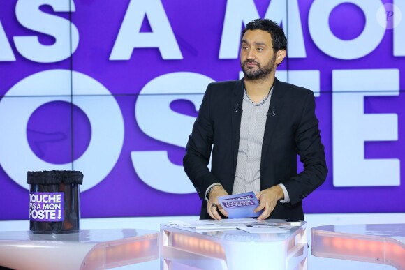 Cyril Hanouna présente Touche pas mon poste à Paris le 10 octobre 2013.