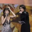 La chanteuse Zaz et l'animatrice Virginie Guilhaume ont connu un petit quiproquo lors des 29e Victoires de la Musique, au Zénith de Paris le 14 février 2014...