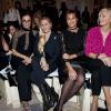 Eliza Doolittle, Amber Le Bon, Yasmin Le Bon, Mary Chartras et Jade Parfitt au front row du défilé de la maison Temperley à Londres, le 16 février 2014.