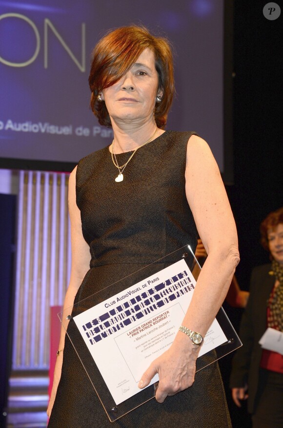 Martine Laroche-Joubert à la soirée des 19e Lauriers de la Radio et de la Télévision à l'Hôtel de Ville de Paris, le 17 février 2014.