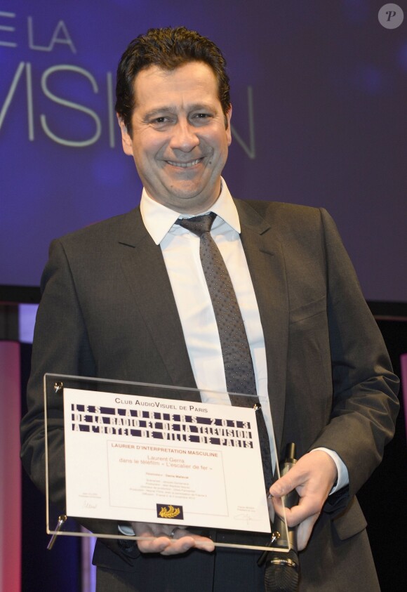 Laurent Gerra à la soirée des 19e Lauriers de la Radio et de la Télévision à l'Hôtel de Ville de Paris, le 17 février 2014.