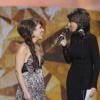 Zaz et Virginie Guilhaume lors des 29e Victoires de la Musique le 14 février 2014