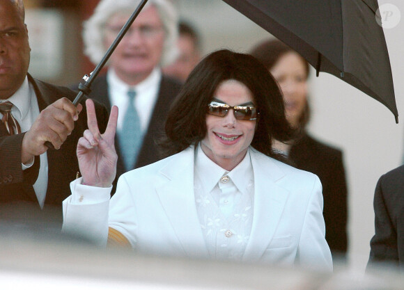 Michael Jackson à Santa Maria, le 31 janvier 2005.