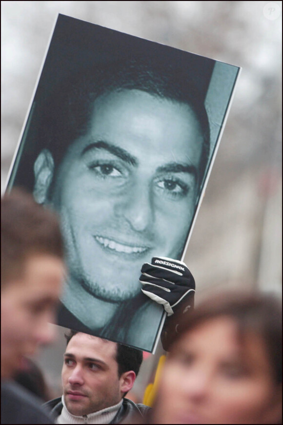 La manifestation à Paris le 26 février 2006 à la mémoire d'Ilan Halimi