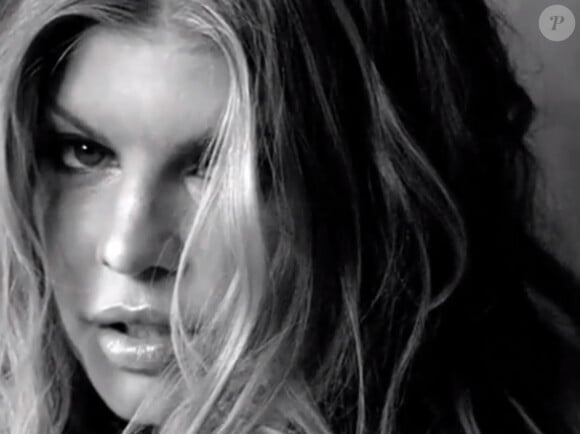 Fergie, ambassadrice sexy de la marque de lingerie Calvin Klein, le 21 février 2014.