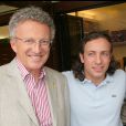  Nelson Monfort et Philippe Candeloro à Roland-Garros en 2007.  