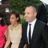 Le footballeur Andrés Iniesta et sa femme Anna Ortiz au mariage de Xavi à Blanes, le 13 juillet 2013.
