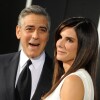 George Clooney et Sandra Bullock à New York le 1er octobre 2013.