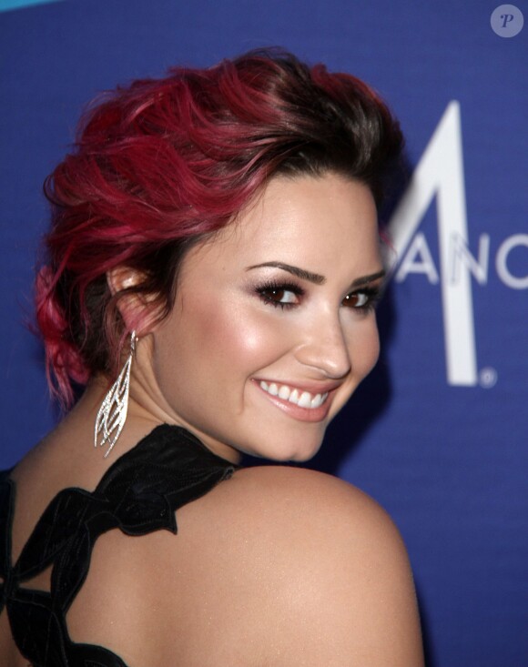 Demi Lovato lors de la soirée Unite4: humanity à Culver City, le 27 février 2014.