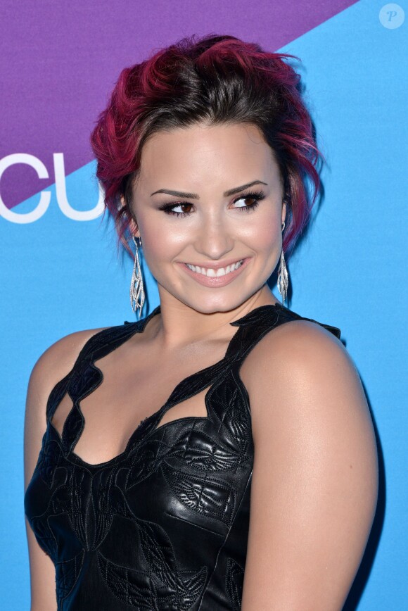Demi Lovato à la soirée unite4:humanity au Sony Studios à Los Angeles, le 27 février 2014.