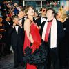 Sophie Marceau et Dominique Besnehard lors du Festival de Cannes 1995