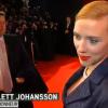 Scarlett Johansson arrive aux César 2014.
