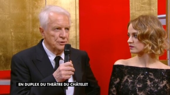André Dussollier et Sara Forestier aux César 2014.