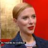 Scarlett Johansson arrive aux César 2014.