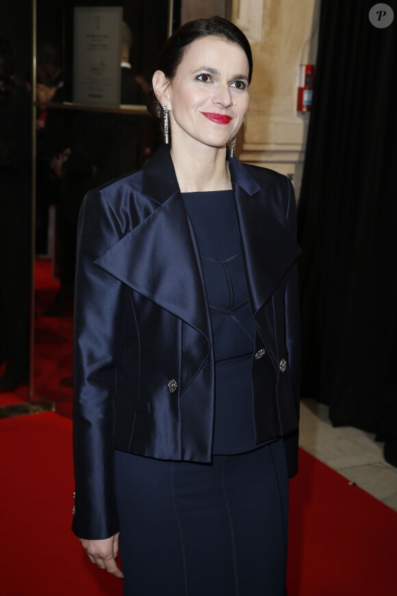 Aurélie Filippetti à la 39e cérémonie des César au théâtre du Châtelet à Paris, le 28 février 2014.