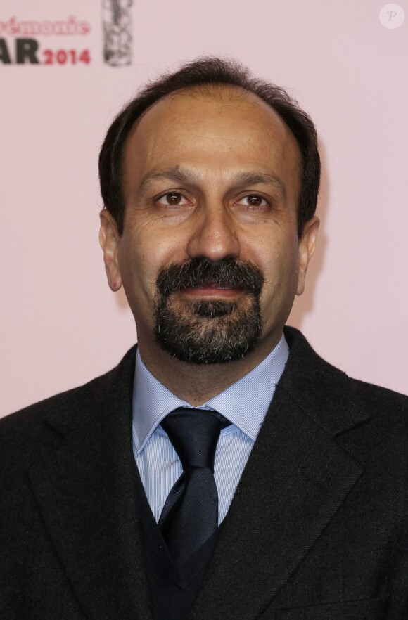 Asghar Farhadi à la 39e cérémonie des César au théâtre du Châtelet à Paris, le 28 février 2014.