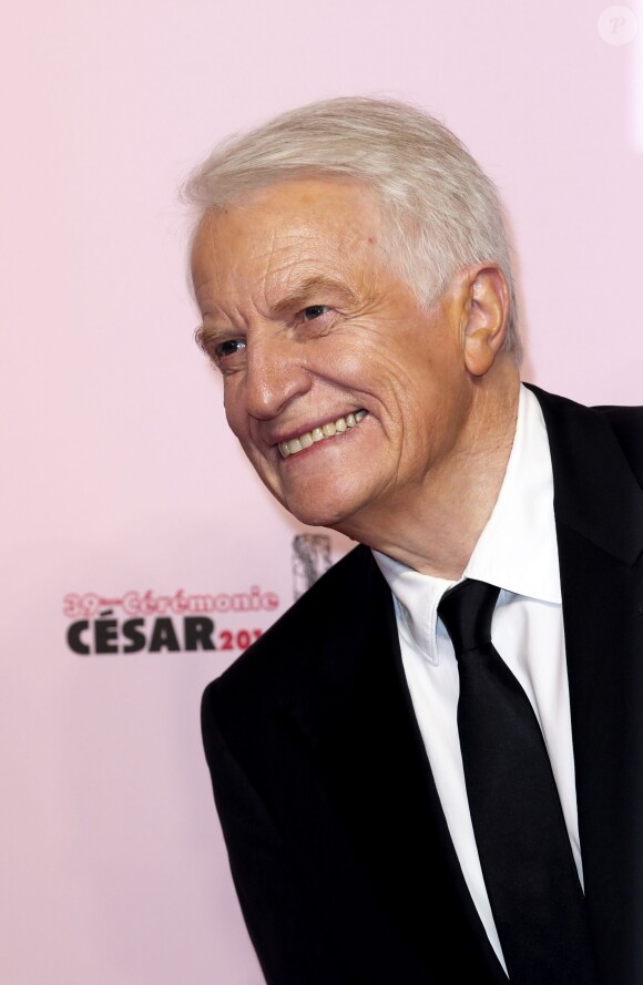 André Dussollier à la 39e cérémonie des César au théâtre du Châtelet à Paris, le 28 février 2014.