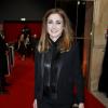 Julie Gayet, ravissante en costume Saint Laurent, arrive au théâtre du Châtelet pour la 39e cérémonie des César. Paris, le 28 février 2014.