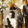 Rocio Carrasco aux obsèques du guitariste Paco de Lucia à Madrid, le 28 février 2014.