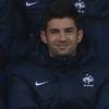 Enzo Zidane lors d'un rassemblement de la sélection des moins de 19 ans, à Clairefontaine, le 3 mars 2014