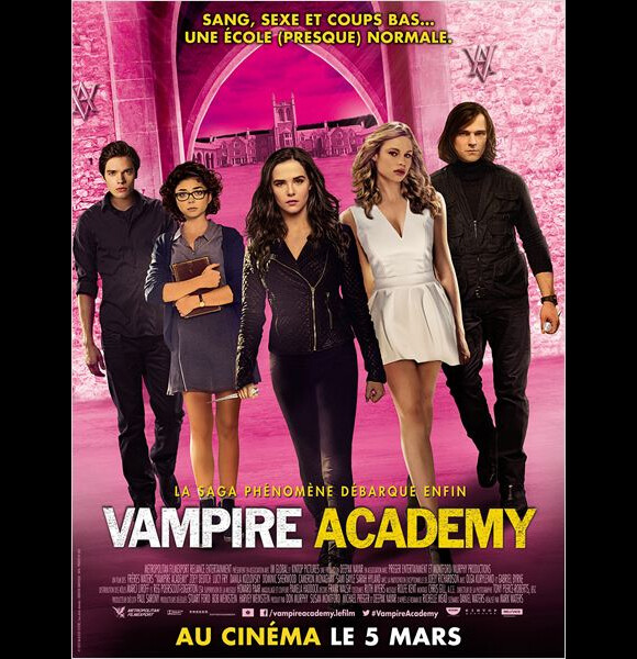 Affiche de Vampire Academy.