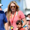 La fille de Tiger Woods Sam Alexis Woods et Lindsey Vonn ont assisté au dernier tour du tournoi Honda Classic au PGA National Resort and Spa dePalm Beach Gardens, le 2 mars 2014