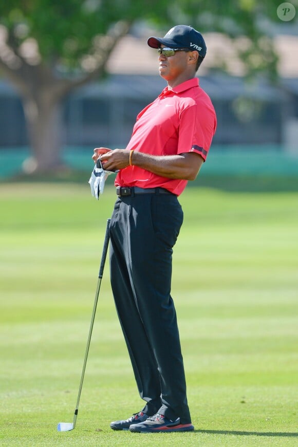 Tiger Woods lors du dernier tour du tournoi Honda Classic au PGA National Resort and Spa dePalm Beach Gardens, le 2 mars 2014