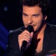 Battle entre Amir et François Lachance dans "The Voice 3" sur TF1 le samedi 8 mars 2014.