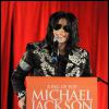 Michael Jackson à Londres, le 5 mars 2009.