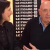 Guy Montagné et sa compagne Sylvie sur le plateau de Figaro TV pour un entretien diffusé le 13 mars 2014.