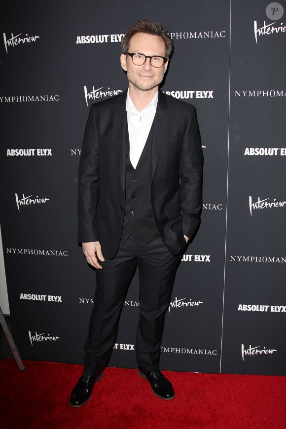 Christian Slater lors de l'avant-première à New York du film Nymphomaniac : Volume I à New York le 13 mars 2014