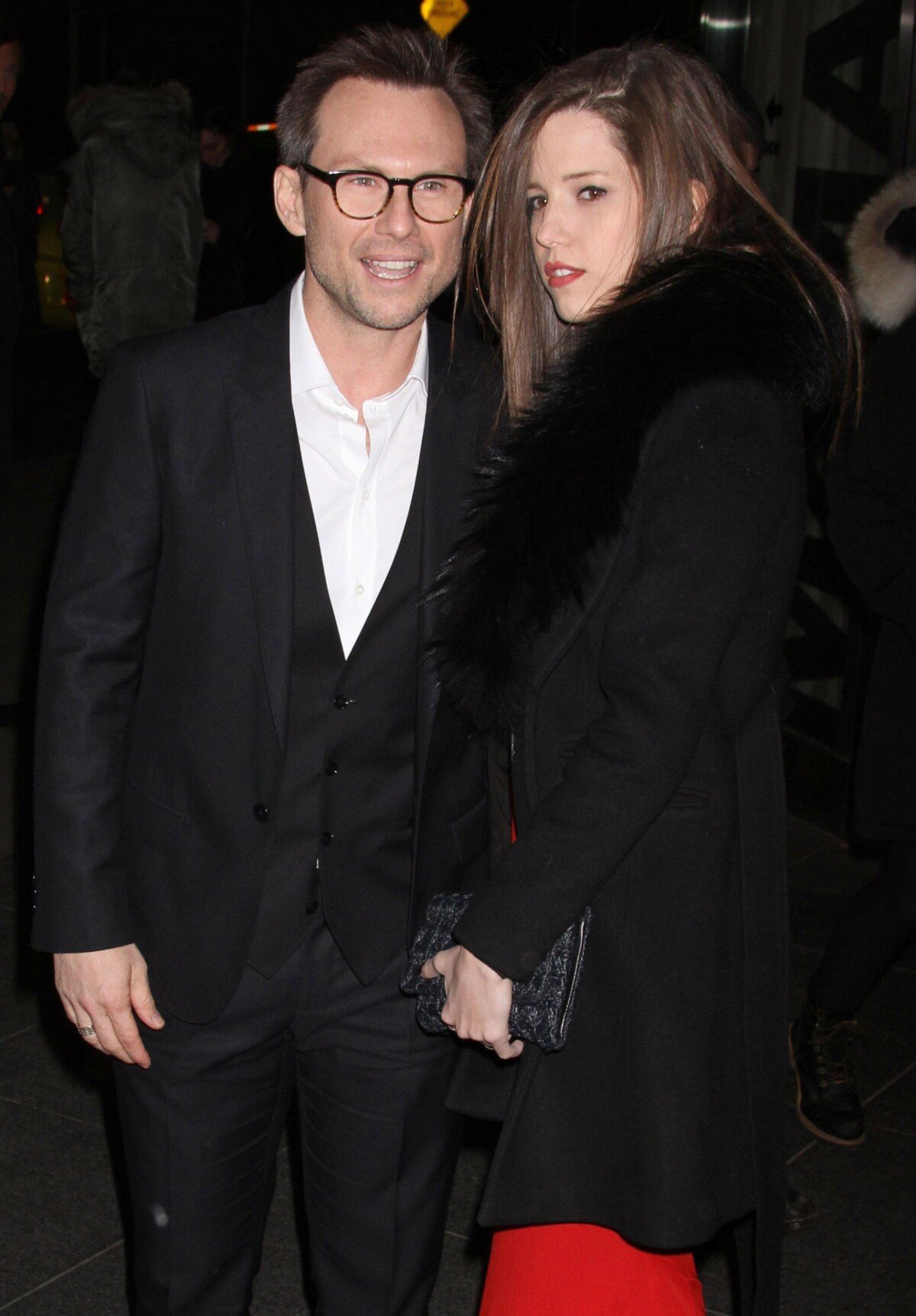 Photo : Christian Slater et sa femme Brittany Lopez - Première du film