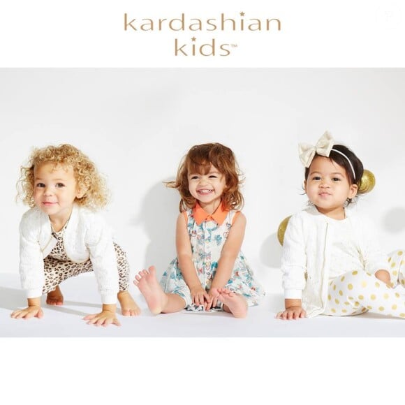 Les soeurs Kardashian lancent Kardashian Kids, leur ligne de vêtements pour bébés, disponible chez Babies R Us.
