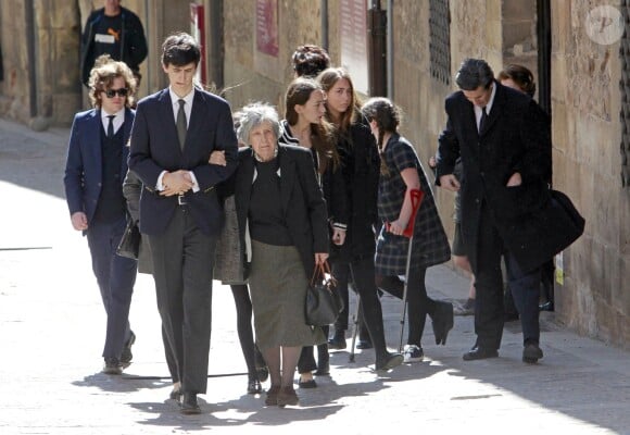 Funérailles de María de la Concepción Sáenz de Tejada y Fernández de Boadilla, célébrées le 16 mars 2014 à Soria.