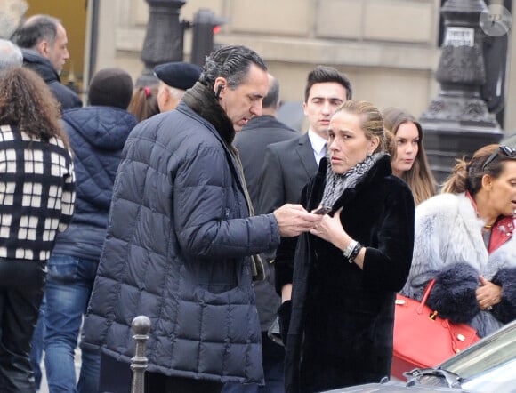 Jaime de Marichalar devant le restaurant L'Avenue, dans le 8e arrondissement de Paris, le 4 mars 2014