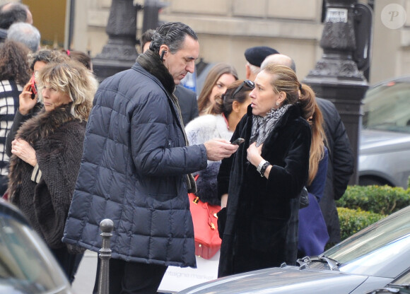 Jaime de Marichalar devant le restaurant L'Avenue, dans le 8e arrondissement de Paris, le 4 mars 2014