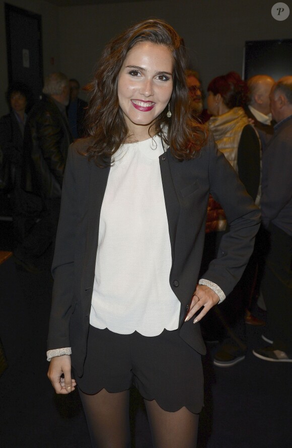Joyce Jonathan lors du Grand Prix de l'UNAC de la chanson 2014 à Paris, le 17 mars 2014.