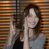 Carla Bruni lors du Grand Prix de l'UNAC de la chanson 2014 à Paris, le 17 mars 2014.