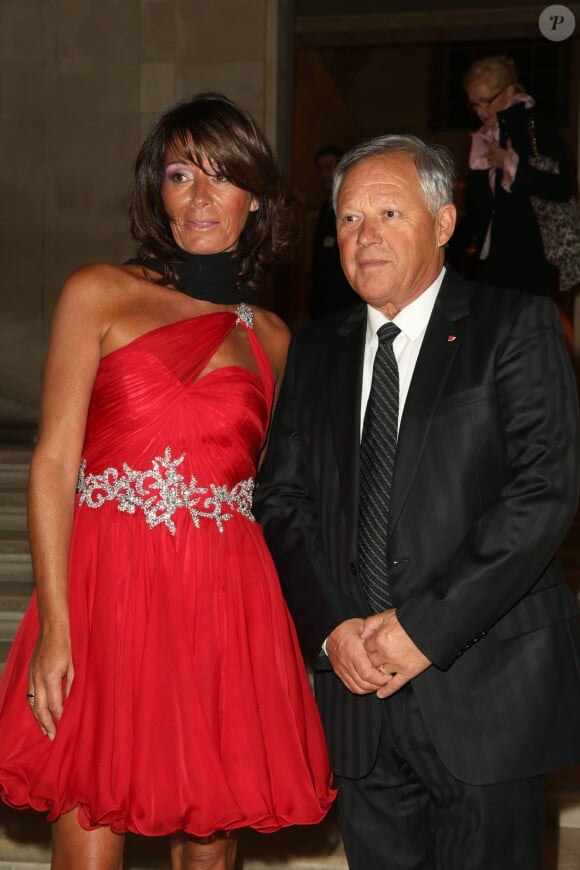 Georges Blanc et sa femme Sally à Versailles, le 3 février 2014.