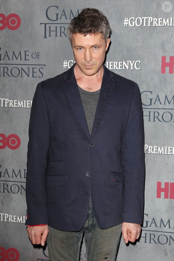 Aidan Gillen - Première de la saison 4 de "Game of Thrones" au Lincoln Center à New York, le 18 mars 2014.