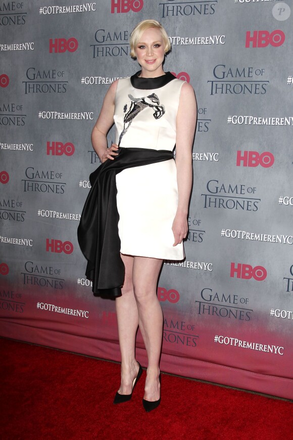 Gwendoline Christie - Première de la saison 4 de "Game of Thrones" au Lincoln Center à New York, le 18 mars 2014.