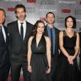 Richard Plepler, David Benioff, Emilia Clarke, Dan Weiss, Lena Headey et Michael Lombardo - Première de la saison 4 de "Game of Thrones" au Lincoln Center à New York, le 18 mars 2014.