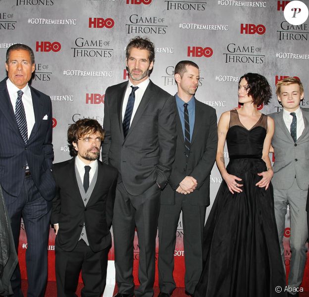 Première de la saison 4 de "Game of Thrones" au Lincoln Center à New York, le 18 mars 2014.