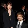 Peter Dinklage et son épouse - Première de la saison 4 de "Game of Thrones" au Lincoln Center à New York, le 18 mars 2014.