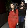 Kim Kardashian est allée dîner au Crustacean avec son amie Brittny Gastineau et sa mère, Lisa. Beverly Hills, le 19 mars 2014.