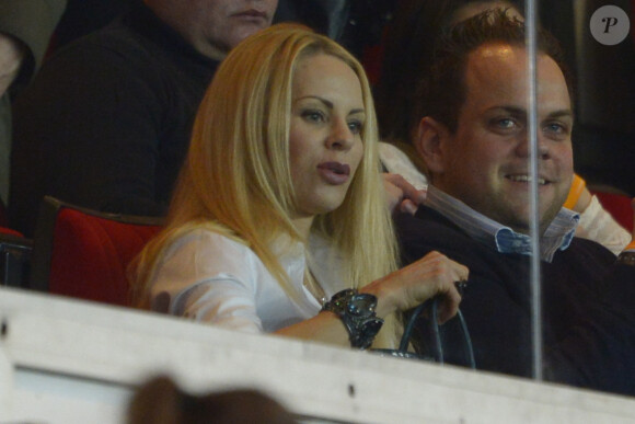Helena Seger, lors du match entre le Paris Saint-Germain et Valenciennes au Parc des Princes à Paris, le 14 février 2014
